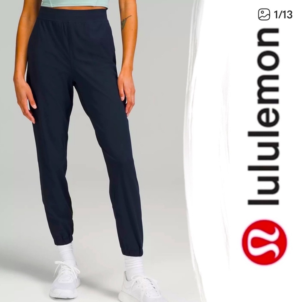 Lululemon Adapted State HR Jogger Joggers Women's Size 4 Navy Athletic High Rise